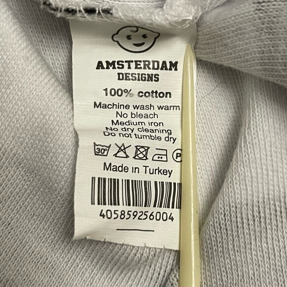 Amsterdam Design Baby Lockup Prisoner Funny Novelty Bodysuit Joke Top Size 6-12m - Picture 5 of 6